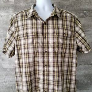 The North Face Mens Short Sleeve Button Front XL
